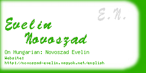 evelin novoszad business card